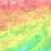 Lakes topographic map, elevation, terrain