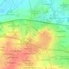 Étang de la Bourde topographic map, elevation, terrain