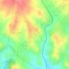 lake topographic map, elevation, terrain
