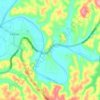 Obey River topographic map, elevation, terrain