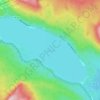 Odell Lake topographic map, elevation, terrain