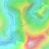 Machu Picchu topographic map, elevation, terrain