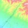 果子沟 topographic map, elevation, terrain
