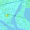 Jurong River topographic map, elevation, terrain