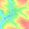 Рыбинские Буды topographic map, elevation, terrain