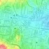 Parque de la Marimba topographic map, elevation, terrain