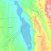 Lake Bogoria topographic map, elevation, terrain