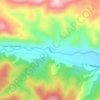 Poudre River topographic map, elevation, terrain