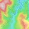 Little Nerang Dam topographic map, elevation, terrain