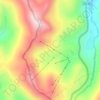 Monarch Mountain topographic map, elevation, terrain