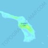 Strangers Cay topographic map, elevation, terrain