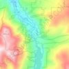 Slumgullion Earthflow topographic map, elevation, terrain