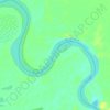 Amursk topographic map elevation - Icon