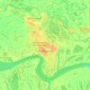 Нефтеюганск topographic map, elevation, terrain