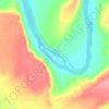Green River topographic map, elevation, terrain