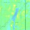 Chain Lake topographic map, elevation, terrain