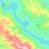 Lake Del Valle topographic map, elevation, terrain