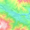 Vanadzor topographic map, elevation, terrain