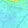 Áreas Verdes Lomas Estrella topographic map, elevation, terrain