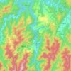乌溪江 topographic map, elevation, terrain