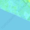 Playa Villa topographic map, elevation, terrain