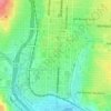 Alamo Square Park topographic map, elevation, terrain