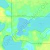 Rattlesnake Island topographic map, elevation, terrain