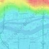 Mitchell Island topographic map, elevation, terrain