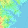 South River topographic map, elevation, terrain