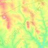 Riacho Serra Preta topographic map, elevation, terrain
