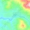 Deschutes Falls County Park topographic map, elevation, terrain