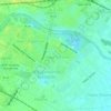 Aerodrom topographic map, elevation, terrain