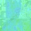 Samsula-Spruce Creek topographic map, elevation, terrain