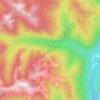 Hall Creek topographic map, elevation, terrain