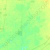 Quiver River topographic map, elevation, terrain