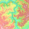 赤水河 topographic map, elevation, terrain
