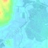 Brick topographic map, elevation, terrain
