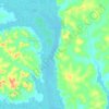 Rio Jaguaripe topographic map, elevation, terrain