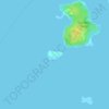 Johns Island topographic map, elevation, terrain