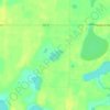 Corset Lake topographic map, elevation, terrain