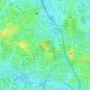 Ang Mo Kio Town Garden West topographic map, elevation, terrain