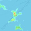Great Saint James Island topographic map, elevation, terrain