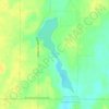Narrow Lake topographic map, elevation, terrain