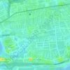 Geylang River topographic map, elevation, terrain