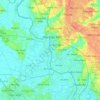 Saigon River topographic map, elevation, terrain