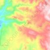 Boulder Creek topographic map, elevation, terrain