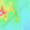 Mexican Ridge topographic map, elevation, terrain