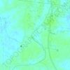 Saraswati River topographic map, elevation, terrain