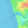 Fort Mahon topographic map, elevation, terrain