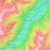 Stubaital topographic map, elevation, terrain